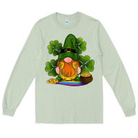 Matcha st patricks day gnomes shamrock gold horseshoes rainbow Long Sleeve Tee - RanaPortraitStore