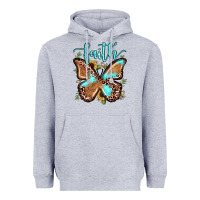 Faith Leopard Butterfly Heavyweight Hoodie | Teevron