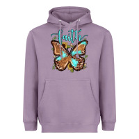Lavender faith leopard butterfly Heavyweight Hoodie - JahusDesignShop