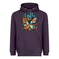Plum faith leopard butterfly Heavyweight Hoodie - JahusDesignShop