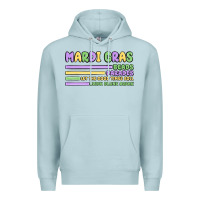Blue Mist mardi gras beads Premium Hoodie - MaliasSmallBusiness