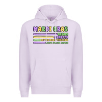 Lilac mardi gras beads Premium Hoodie - MaliasSmallBusiness