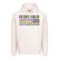 Pale Pink mardi gras beads Premium Hoodie - MaliasSmallBusiness