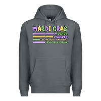 Rock mardi gras beads Premium Hoodie - MaliasSmallBusiness