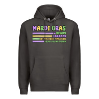 Smoke mardi gras beads Premium Hoodie - MaliasSmallBusiness