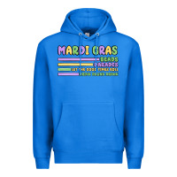 True Royal mardi gras beads Premium Hoodie - MaliasSmallBusiness