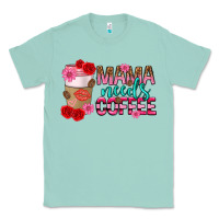 Seafoam mama needs coffee mothers day Classic Tee - texasbilliewilder