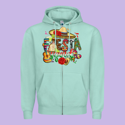 Fiesta Squad Zipper Hoodie Designed By Cts Tumbler Store