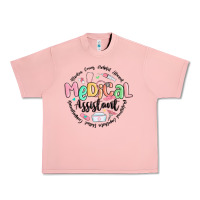 Salmon medical assistant nurse Urban Heavy Tee - MaliasSmallBusiness