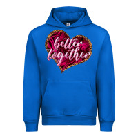 Cobalt better together Urban Hoodie - NancyCooperArtShop