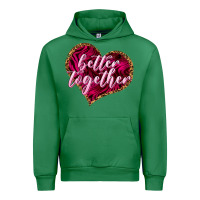 Emerald better together Urban Hoodie - NancyCooperArtShop
