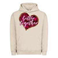 Pigment French Oak better together Urban Hoodie - NancyCooperArtShop