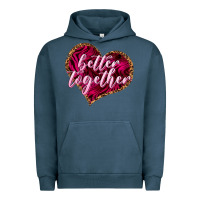Pigment Midnight Navy better together Urban Hoodie - NancyCooperArtShop