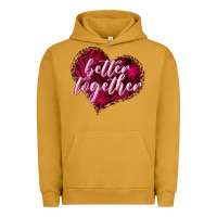 Pigment Peanut Butter better together Urban Hoodie - NancyCooperArtShop