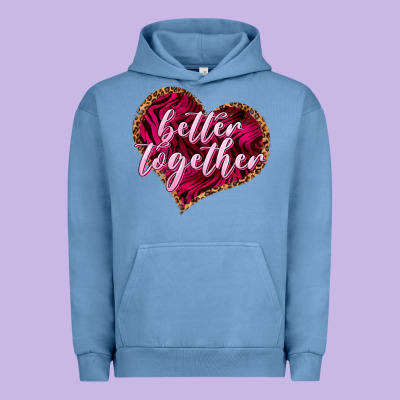 Better Together Urban Hoodie Designed By Nancycooperartshop