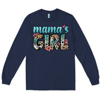 Navy mama s girl Long Sleeve Tee - Zillion Design Studio