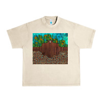 Sandshell custom cactus and sunflowers leopard turquoise Urban Heavy Tee - Artiststas