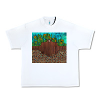 White custom cactus and sunflowers leopard turquoise Urban Heavy Tee - Artiststas