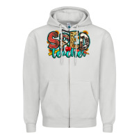 Dove Grey special education teacher Zipper Hoodie - Zillion Design Studio