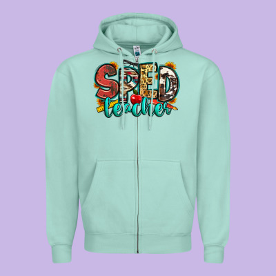Special Education Teacher Zipper Hoodie Designed By Zillion Design Studio