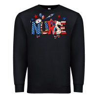 Black american nurse Premium Sweatshirt - BundleAndBundleShop