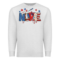 Oatmeal Heather american nurse Premium Sweatshirt - BundleAndBundleShop