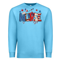 Ocean Blue american nurse Premium Sweatshirt - BundleAndBundleShop