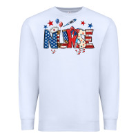 White american nurse Premium Sweatshirt - BundleAndBundleShop