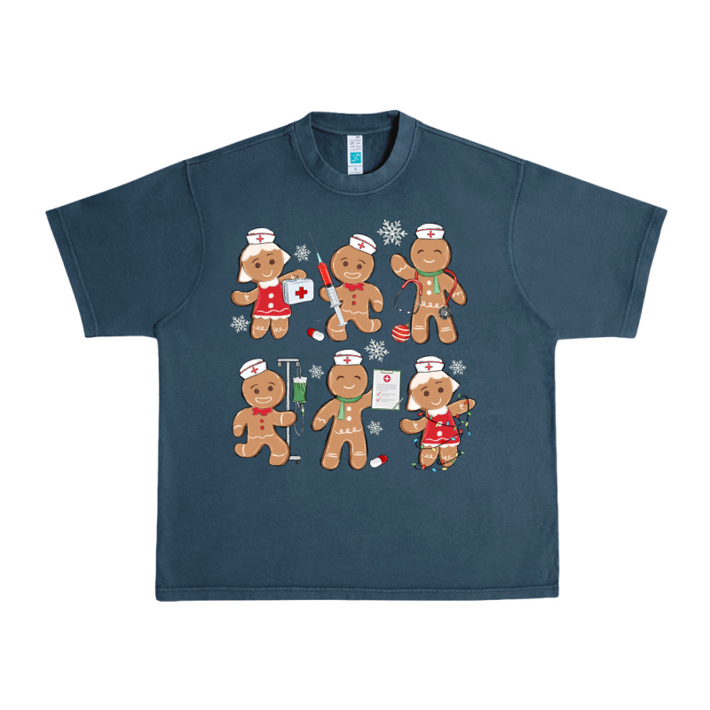 Nurse Gingerbread Urban Heavy Tee by MaliasSmallBusiness | Teevron