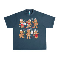 Midnight Navy nurse gingerbread Urban Heavy Tee - MaliasSmallBusiness