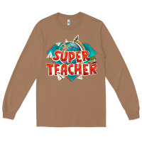 Toasted Coconut super teacher Long Sleeve Tee - texasbilliewilder