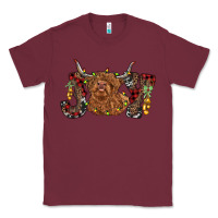 Burgundy joy highland cow Classic Tee - RanaPortraitStore
