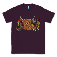 Plum joy highland cow Classic Tee - RanaPortraitStore