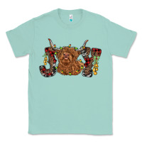 Seafoam joy highland cow Classic Tee - RanaPortraitStore