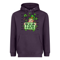 Plum may the luck of the irish be with you Heavyweight Hoodie - Artiststas