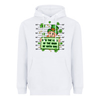 White may the luck of the irish be with you Heavyweight Hoodie - Artiststas