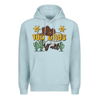 Blue Mist 100 days y'all Premium Hoodie - MaliasSmallBusiness