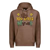 Chestnut 100 days y'all Premium Hoodie - MaliasSmallBusiness