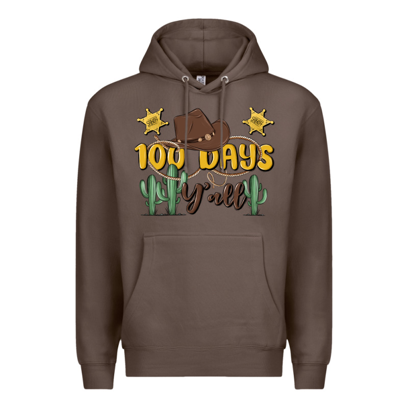 100 Days Y'all Premium Hoodie by MaliasSmallBusiness | Teevron