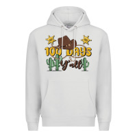 Dove Grey 100 days y'all Premium Hoodie - MaliasSmallBusiness