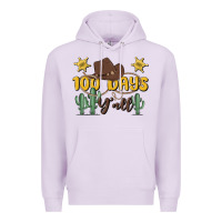 Lilac 100 days y'all Premium Hoodie - MaliasSmallBusiness