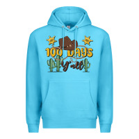 Ocean Blue 100 days y'all Premium Hoodie - MaliasSmallBusiness