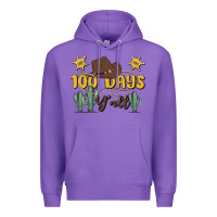 Purple 100 days y'all Premium Hoodie - MaliasSmallBusiness