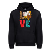 Black western love baseball Urban Hoodie - NancyCooperArtShop