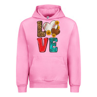 Fuchsia Pink western love baseball Urban Hoodie - NancyCooperArtShop