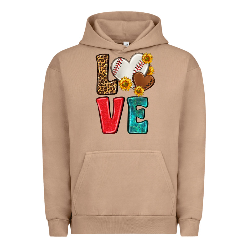 Western Love Baseball Urban Hoodie by NancyCooperArtShop | Teevron