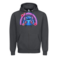 Smoke stitch rainbow Zipper Hoodie - Zillion Design Studio