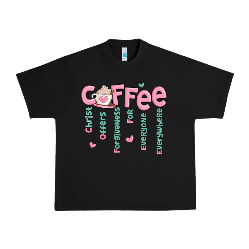 Coffee And Christ Urban Heavy Tee by MaliasSmallBusiness | Teevron