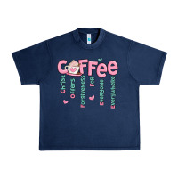 Navy coffee and christ Urban Heavy Tee - MaliasSmallBusiness