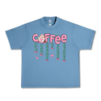 Pebble Blue coffee and christ Urban Heavy Tee - MaliasSmallBusiness